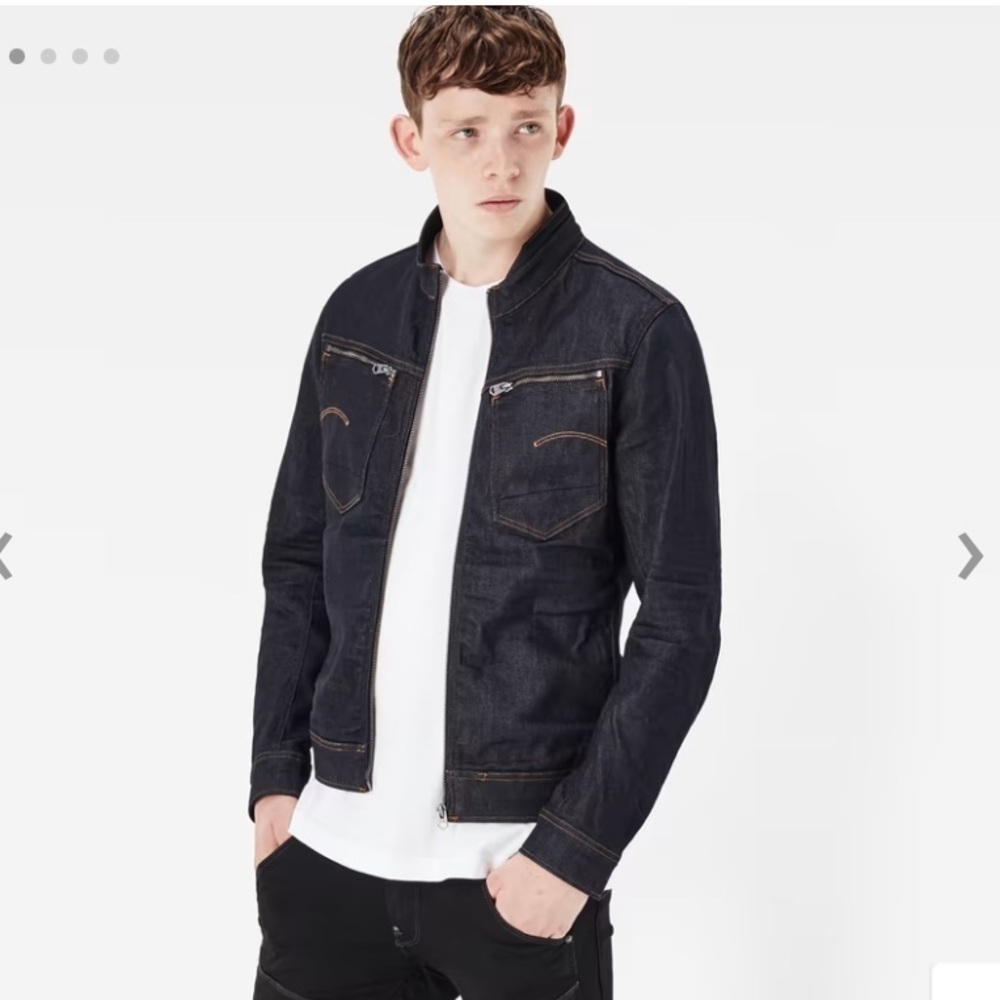 G-Star Raw ARC ZIP DECONSTRUCTED denim jacket men’s  blue size large